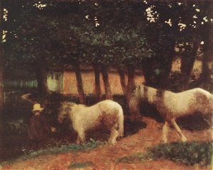 馬との夜の気分 作： Károly Ferenczy